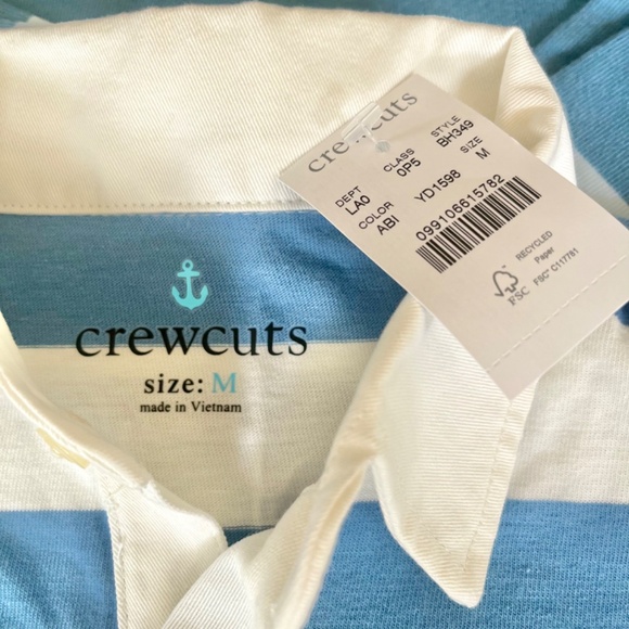 J Crew (Crewcuts) set of 2 boys shirts size Medium (10/12) NWT and NWOT - Picture 2 of 3